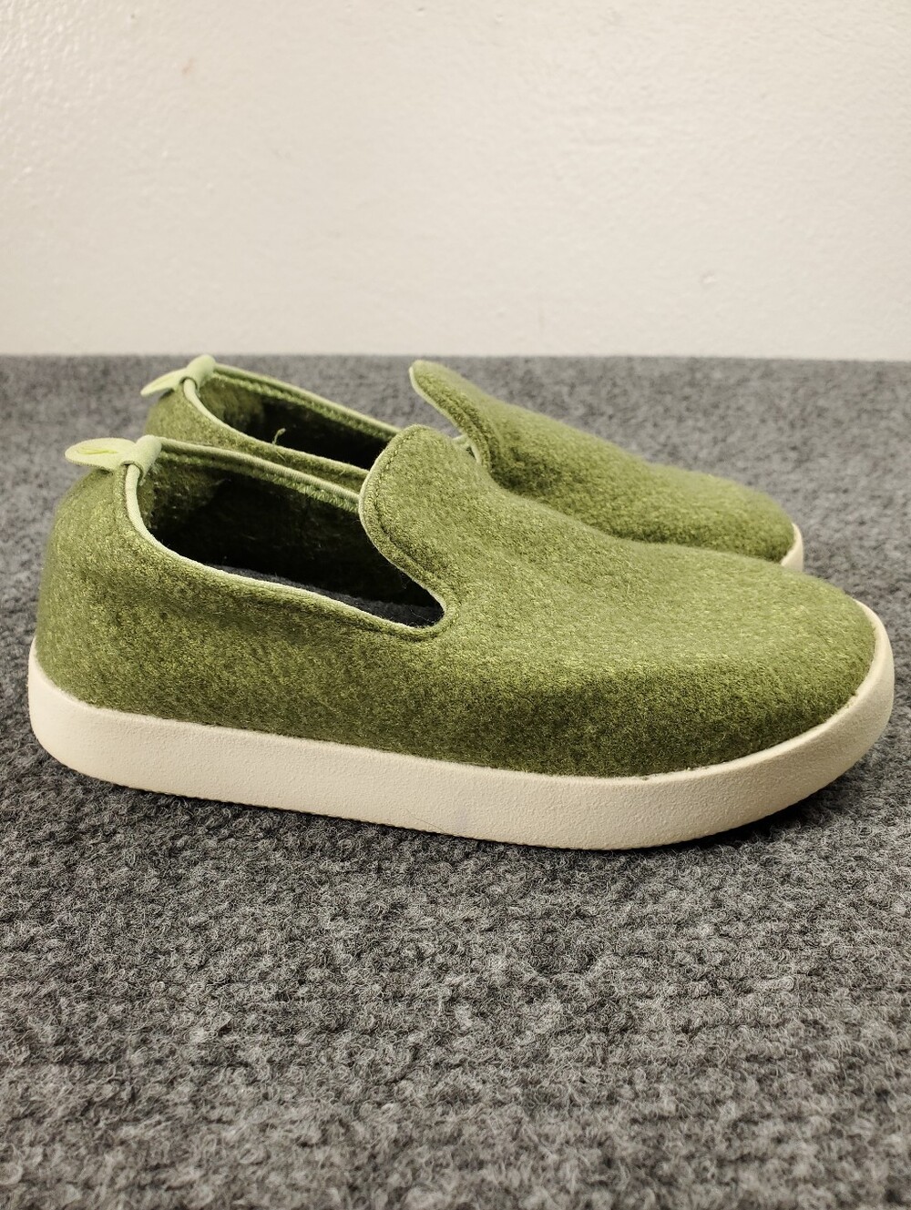 Allbirds Wool Lounger Toddler Slip On Shoes T12 Green Merino Wool Slippers